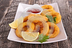 Fried calamari