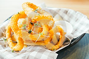 Fried calamari ring