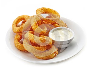 Fried calamari rings