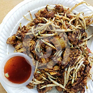 Fried Carrot Cake with Egg