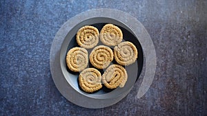 Fried Chakli snack food