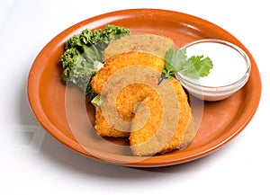 Fried cheese appetizer