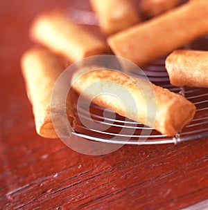 Fried cheese rolls