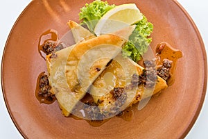 Fried cheese, saganaki