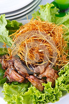 Fried Chicken with Lemongrass