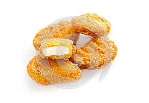 Fried chicken nuggets photo