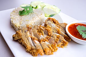 Fried-Chicken Rice