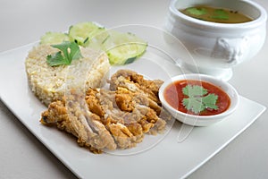 Fried-Chicken Rice