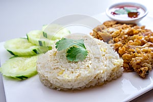 Fried-Chicken Rice