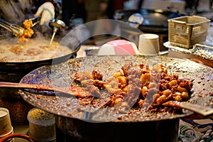 Fried Chicken with Sauce, Korean Style