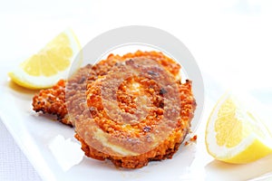 Fried chicken schnitzel