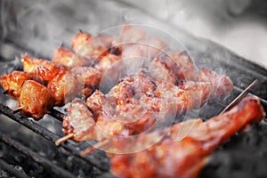 Fried Chicken shashlik - Thai food