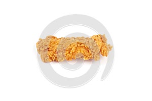 Fried chicken stick isolated on white background