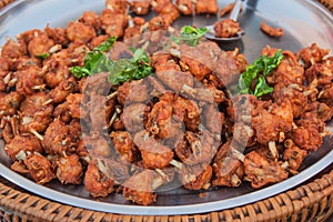 Fried Chicken with Thai Herb.