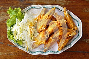 Fried Chicken Wings with Thai Salt