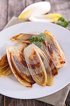Fried chicory
