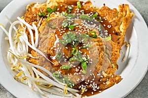 Fried Chinese Egg Foo Young photo