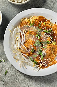 Fried Chinese Egg Foo Young photo