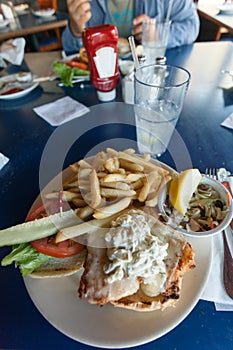 Fried Cod Fish Sandwich