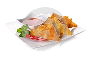 Fried dumplings :chinese food,asian food