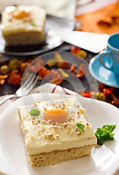 Fried egg cake