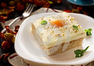 Fried egg cake