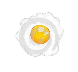 Fried egg illustration