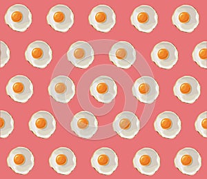 Fried Egg illustration background vector