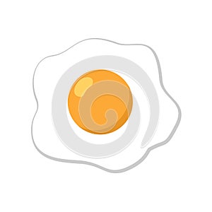 Fried egg illustration