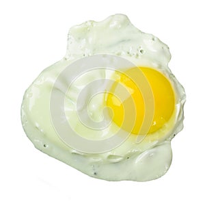 Fried egg isolated