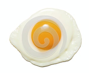 Fried egg isolated