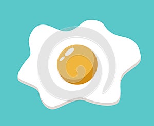 Fried egg vector illustration