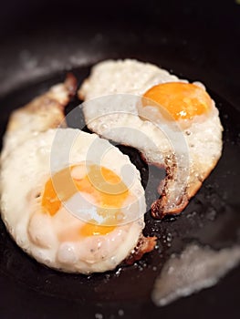 Fried eggs