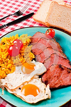 Eggs and ham