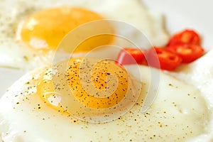 Fried eggs