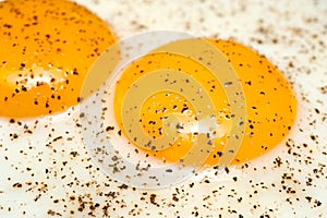 Fried Eggs with Pepper