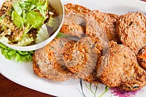 Fried fish cake