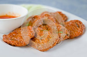 Fried fish cake
