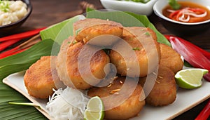 Fried Fish Cakes Thai Food