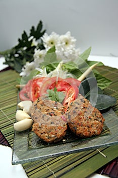Fried Fish Cakes or Tod Man Pla Thai food