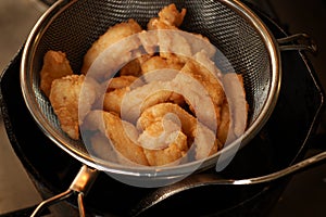 Fried fish fillet