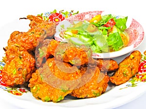 Fried fish-paste balls