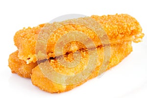 Fried fishfingers