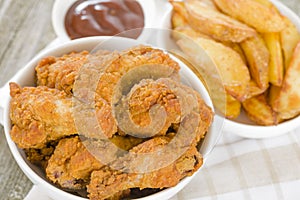 Fried Hot Chicken Wings