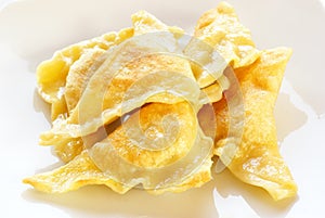 Fried kreplach - Jewish ravioli