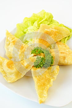 Fried kreplach - Jewish ravioli
