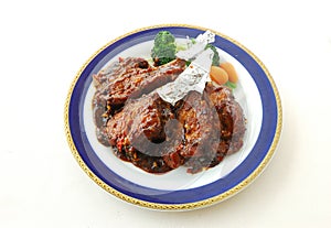 Fried lamb chop with bean paste sauce