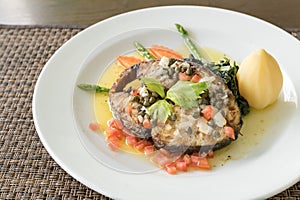 Fried mackerel Steak