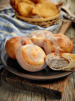 Fried meat pies belyashi