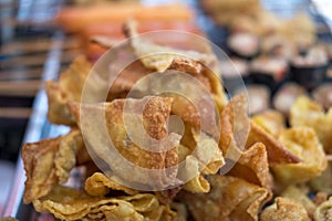 Fried minced pork dumplings